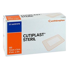 CUTIPLAST Sterile Wound Dressing 5 x 7.2 cm Pack of 100