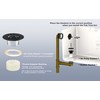 Matte Black Trip Lever Tub Trim Kit Set with Trip