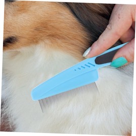 FRCOLOR Fine Tooth Comb Dandruff Scalp Brush Hair Comb for Adults Boys and Girls Stainless Steel Hair Cutting Tool