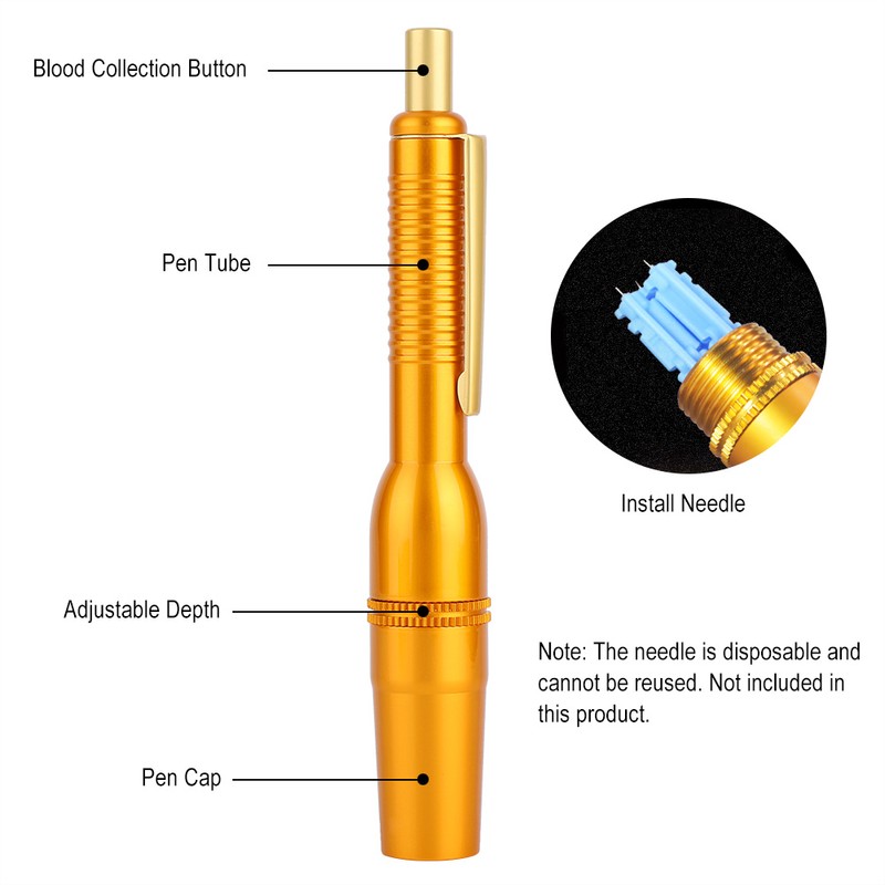 Household Medical Three needle Blood Lancing Pen Cupping Acupuncture Massage