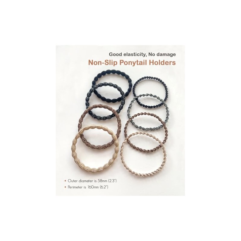 Cherssy Pulseras de Gomas para El Pelo con Forma de