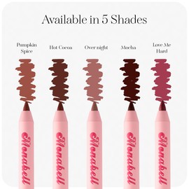Mocha Lip Liner Pencil for Women - Soft Moisturizing, Creamy Long-Lasting Texture, Smooth Glide & Defined Finish
