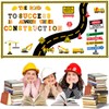 Honoson 71 Pcs Construction Bulletin Board Decorations Road to Success