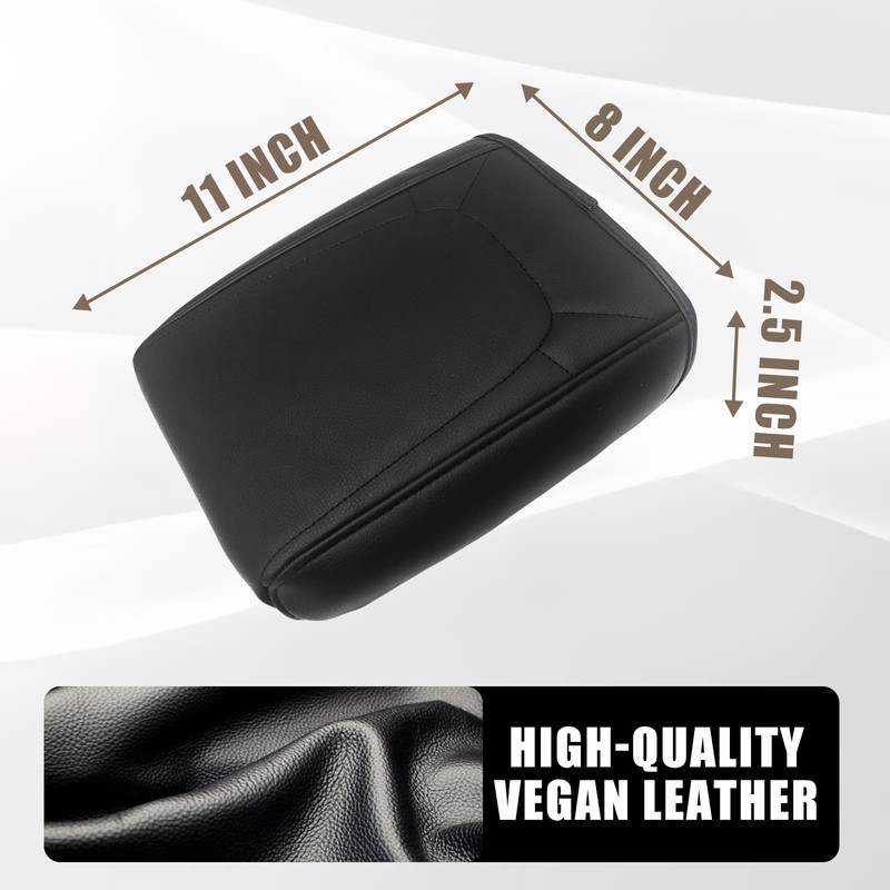 Muslogy Center Console Armrest Cover Compatible with Chevy Colorado/GMC Canyon