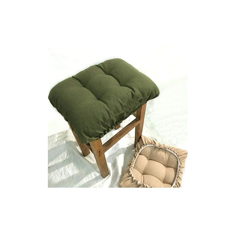 TINTON LIFE Padded Rectangle Bar Stool Cover Cushion with Elastic