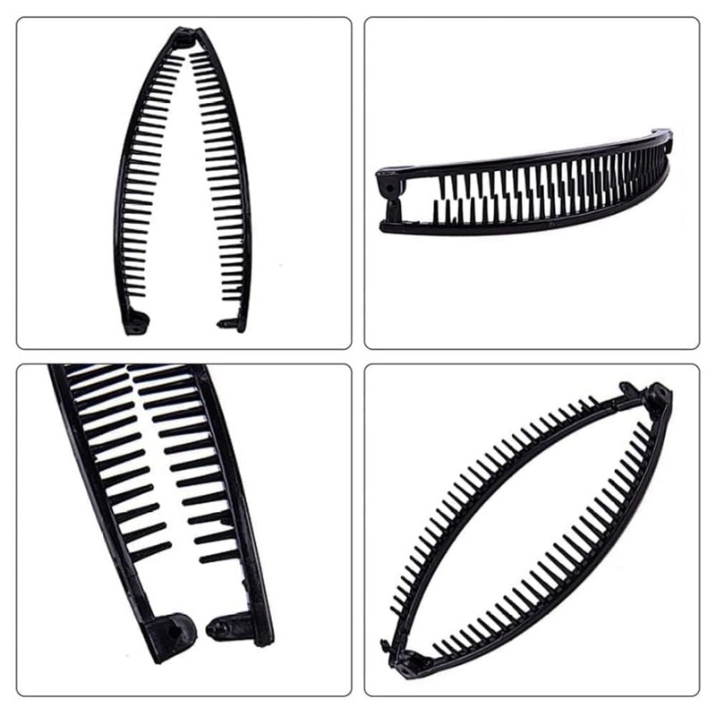 3Pcs Banana Clip Vintage Hair Clips Set Claw Clips for