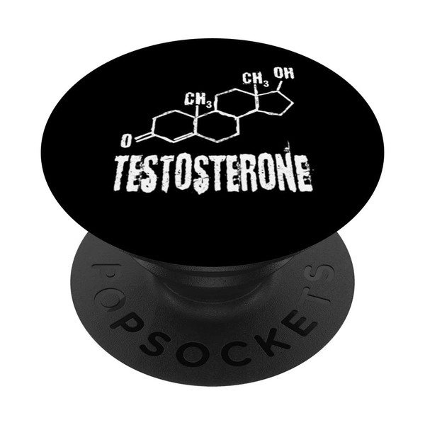 Lustige Nerdy Testosteron Chemie Lehrer PopSockets mit austauschbarem PopGrip