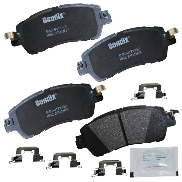 Bendix Bendix Priority1 CFC1852 Ceramic Front Brake Pads for Mazda