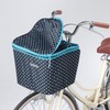 Kawasumi Seisakusho 2-Tier Polka Dot Front Basket Cover KW-540