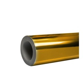 VViViD Gold Mirror Chrome Winyl Car Wrap Self Adhesive Air Release Bubble-Free Film (2.5ft x 5ft)