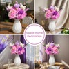 Topvelo Preserved Flower Bouquet with Vase, Flower Bouquet for Prime
