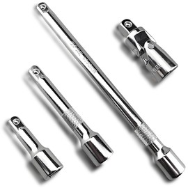 4Pcs 1/2 Inch Drive Impact Socket Extension Set