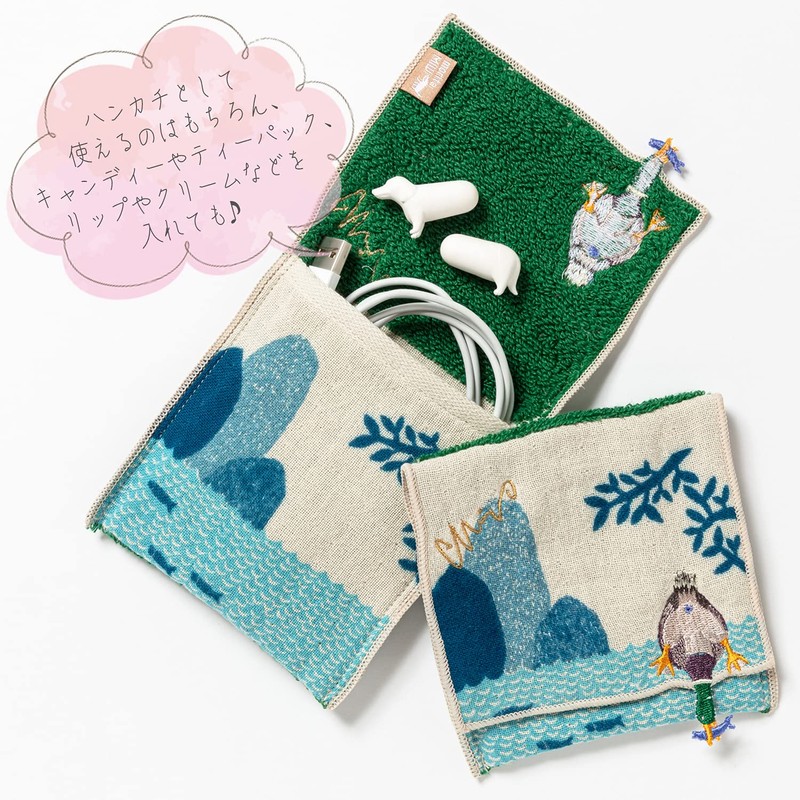 [moritaMiW] Kusubashi Mon Ori, Porch Handkerchief, Duck for Butt Fishing,