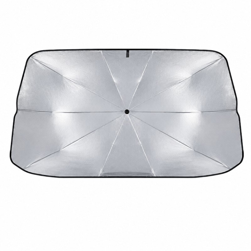 Retractable Car Windshield Sunshade for Parking – Titanium-Coated Heat Shield