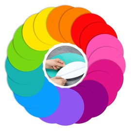 Dry Erase Dots for Classroom Table,20Pcs Dry Erase Circles Stickers Removable Dot Students for Drills and Training Home, Office, School Teaching