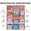 VIPZONE Baby Dresser, Kids Closet Organizers, Portable Kids Wardrobe for