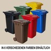 plasteo® 240 Mini Wheelie Bin - Brown - Perfect as