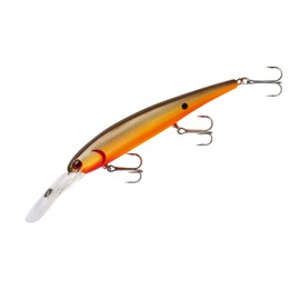 BANDIT LURES Walleye Deep Minnow Jerkbait Fishing Lure, Fishing Accessories, Dives ro 27-feet Deep, 4 3/4", 5/8 oz, Khaki Brown Back/Scales, (BDTWBD295)