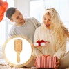 10 cepillos de bambú para el crecimiento del cabello, cepillo