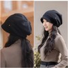 Weuiean YANJ-132 Women's Hat, Newsacket, Boa Back, Double Insulation, For