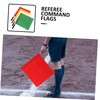 COOLHIYA 4pcs Referee Flag Flag Soccer Referee Flag Referee Flags