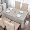 Plastic Tablecloth 1pc 137*180cm Waterproof Gray Checkered PVC Table Cloth