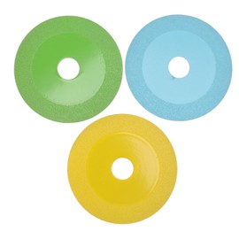 Glass Cutting Disc Ultra Thin Low Noise Fast Grinding Cut Off Wheel for Ceramics Tiles 3pcs