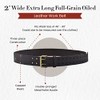 Style n Craft - 2" Wide Extra Long Full-Grain Oiled