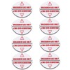 QuickMarine 8 Pairs of Unleaded Gas Only Stickers for Car