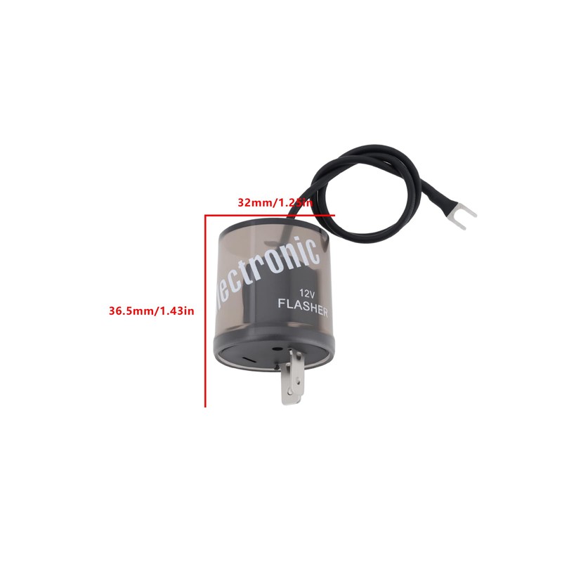 ECSiNG 2 Pin LED Indicator Relay EF32RLNP 12 V for