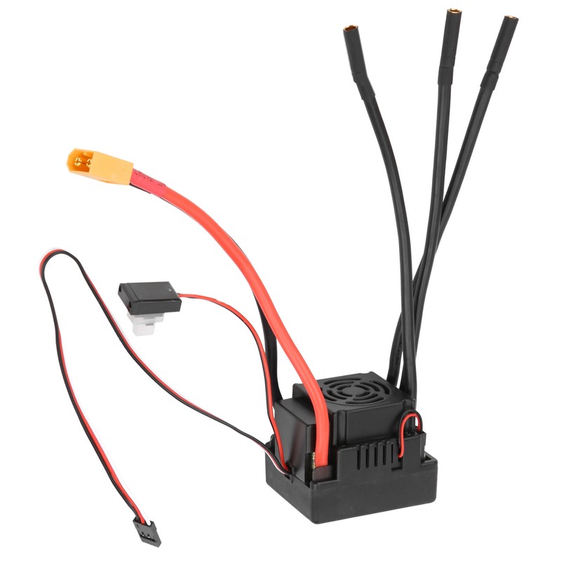 80A Waterproof Brushless ESC Electric Speed Controller Accessory for 1/8