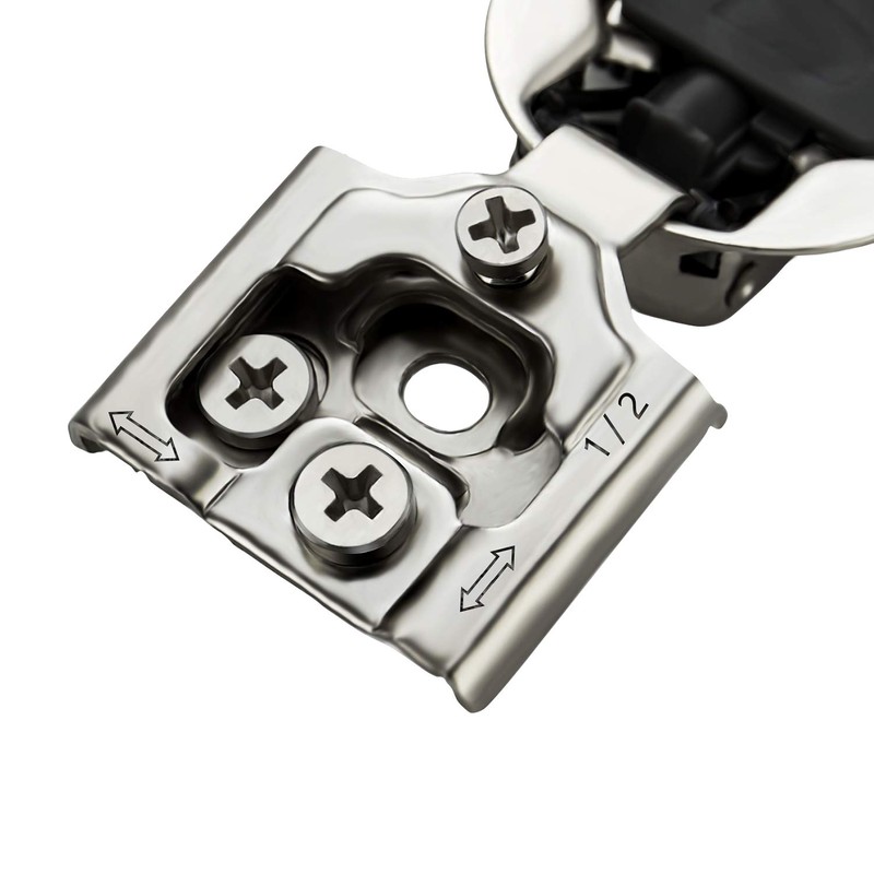 Ravinte 50 Pack 25 Pair 1/2 inch Overlay Cabinet Hinges