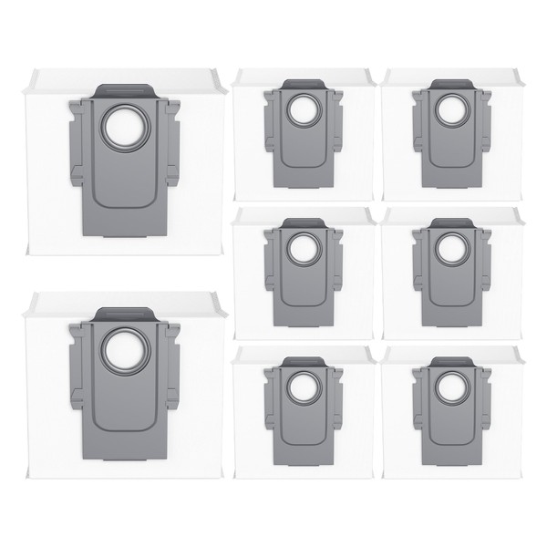 8 Pack Dust Bags Compatible with Roborock Q Revo, Qrevo