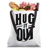 Hug It Out Cute Funny Love Hugging Cuddle Tote Bag