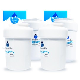 4-Pack Replacement for General Electric PFSS6PKXESS Refrigerator Water Filter - Compatible with General Electric MWF, MWFP Fridge Water Filter Cartridge