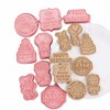 Eidoct 8PCS Cookie Cutters Shapes Baking Set Moulds Cookie Cutters