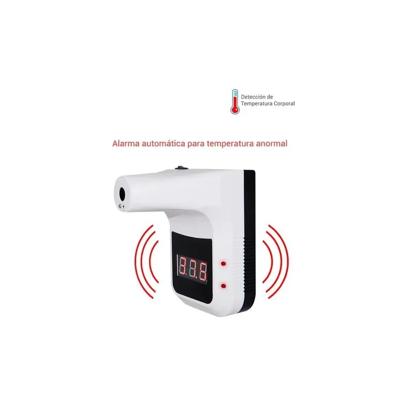 Termómetro Infrarrojo Sin Contacto K3 Alter Frontal Con Alarma