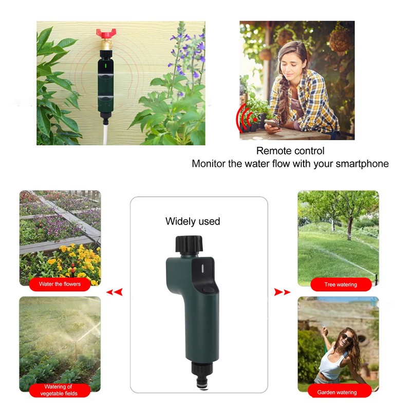 Watering Irrigation Timer with 3/4in NH Thread LED Indicator Rain