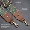 Nefelibata Purse Strap, 2" Cowhide Head Wide Shoulder Strap Adjustable