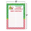 Christmas Word Scramble Scavenger Hunt Christmas Holiday Fill In Game