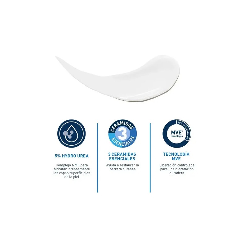 Cerave Loción Hidratante Intensiva Rostro Cuerpo Piel Muy Seca Irritada