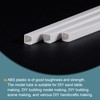 MECCANIXITY Plastic Model Tube ABS Square Tube 5/16"x5/16"x10" White Easy