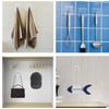 VESTURA Adhesive Screw Hooks for Wall Without Drilling, Adhesive Screw