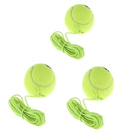 AICHUANG Tennis Ball and String Replacement for Tennis Trainer,3 Pcs Tennis Trainer Ball with String ideal for indoor and outdoor tennis practice with a bounce ball-durable (3)
