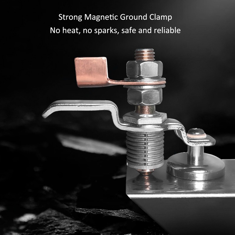 Upgrade Magnetic Ground Clamp Welding Support Grounding Clip with Arc