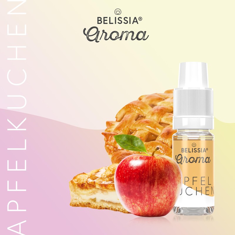Belissia Food Aroma, Apple Pie, High Dose, 10 ml, for