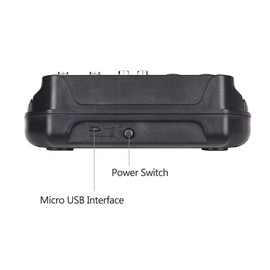 AI-4 Compact Mixing Console Digital Audio Mixer 4-Channel BT MP3 USB Input +48V Phantom Power for Music Recording DJ Network Live Broadcast Karaoke