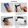 Aoleca Toilet Roll Holder No Drilling Required