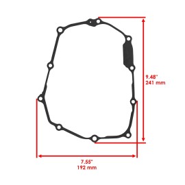 Caltric Clutch Cover Gasket for Honda Super Cub 125 C125A 2022-2024