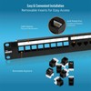 Tecmojo Patch Panel 24 Port, Keystone Patch Panel for Cat